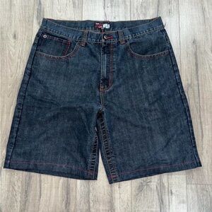 Men's Dark Blue Denim Jean Shorts